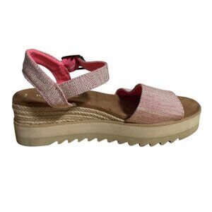 TOMS Womens Diana Espadrille Platform Wedge Sandals Size 9.5